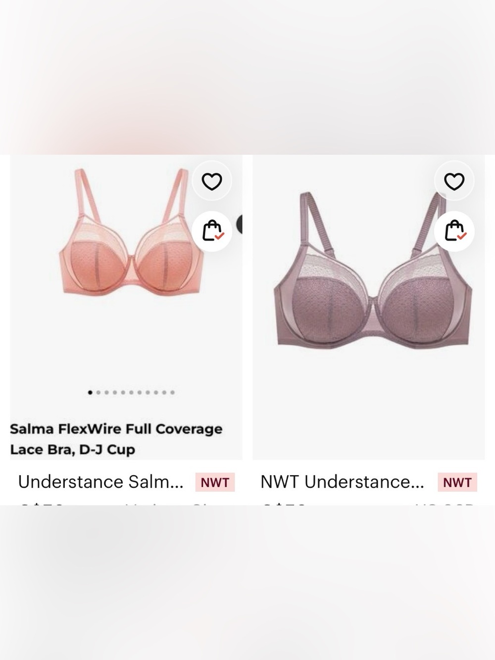 Reserved, bundle of 2 Understance Salma bras